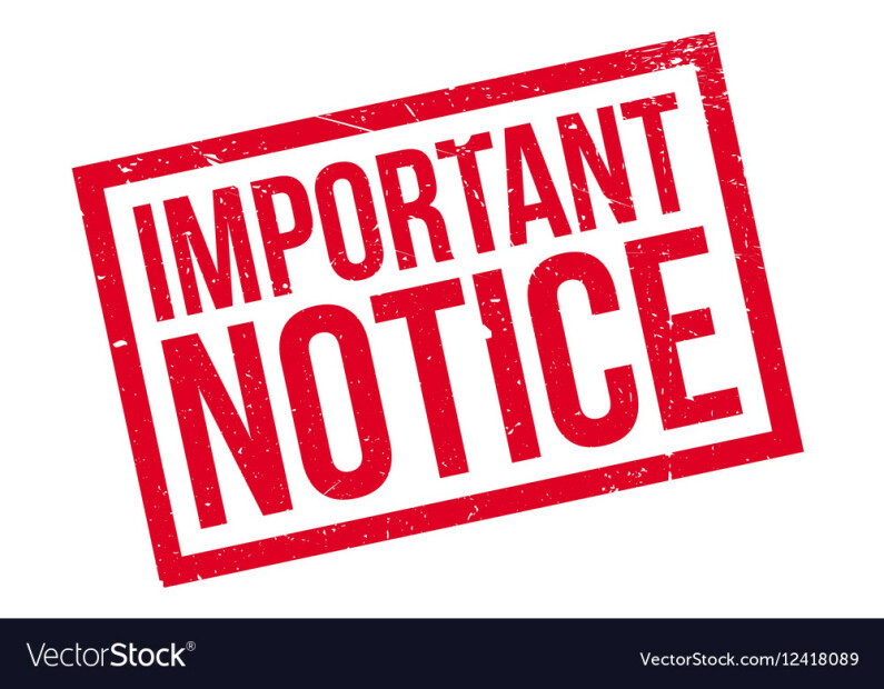important notice rubber stamp vector 12418089