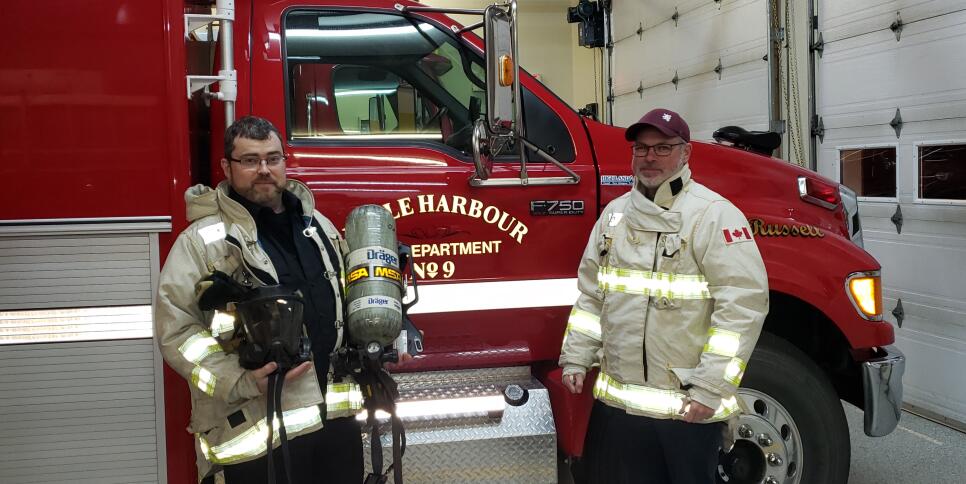 little harbour and pictou landing fire truck