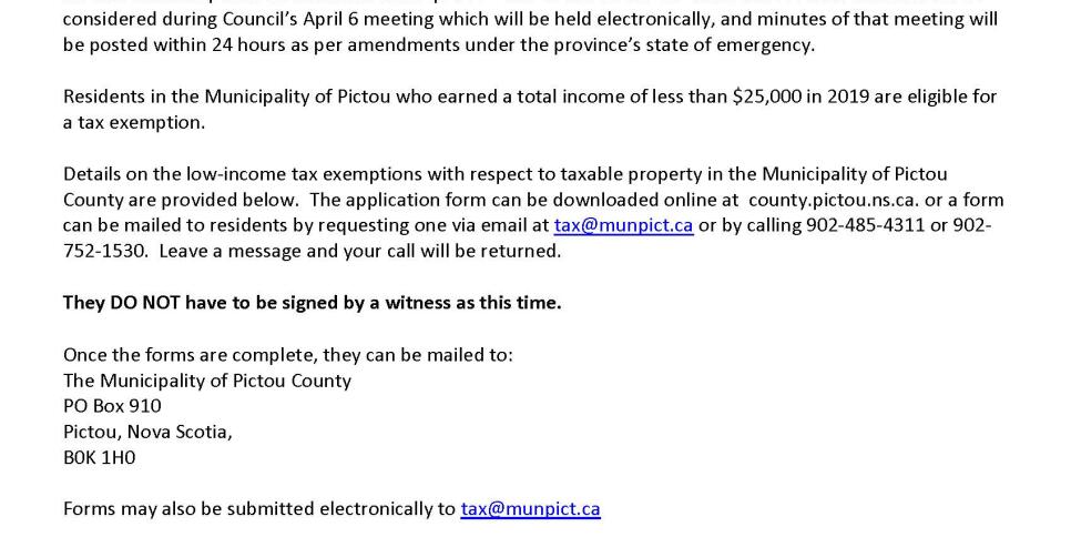 low income tax exemptions final