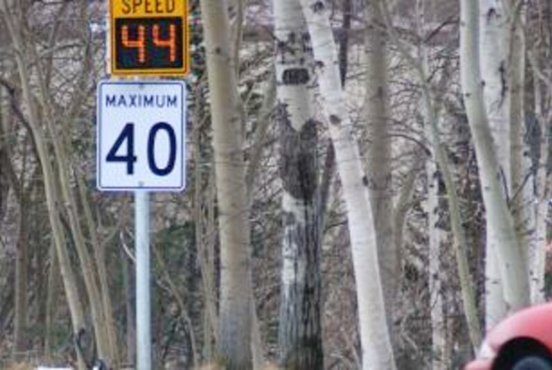 speed signs