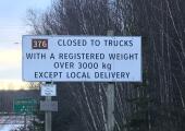 truck sign
